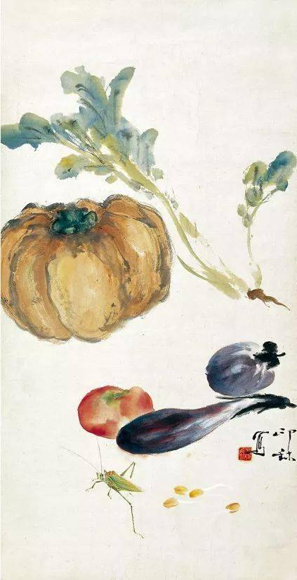 百幅小写意花鸟,美极了!_萧朗_葡萄_荷花