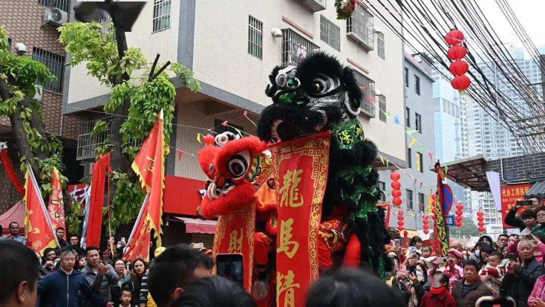 钟村出会第二日,场面墟撼!_街坊_康公_队伍