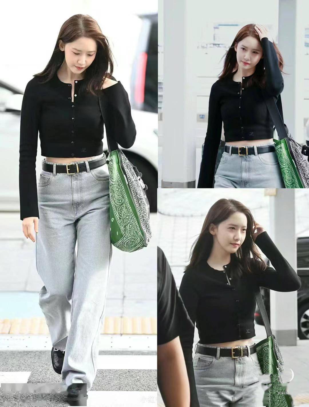 白色_风格_牛仔裤