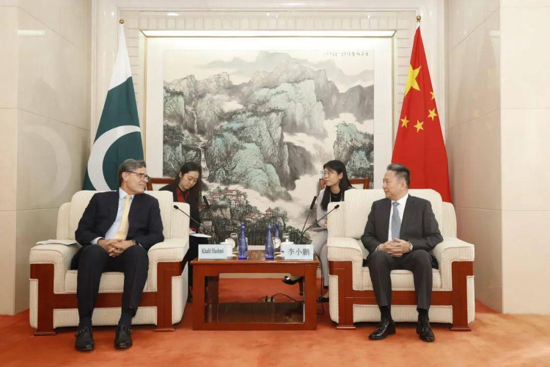 李小鹏会见巴基斯坦驻华大使_卡里尔·哈什米_中巴_中方