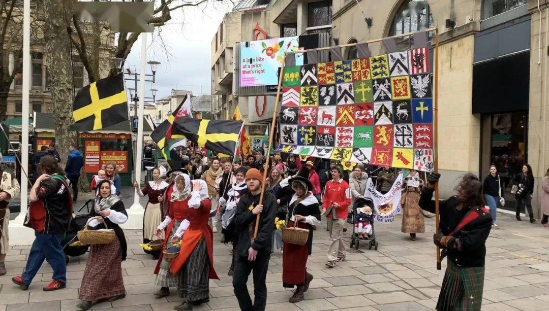 圣大卫日,威尔士国庆节卡迪夫市中心游行庆典_davids_saint_活动