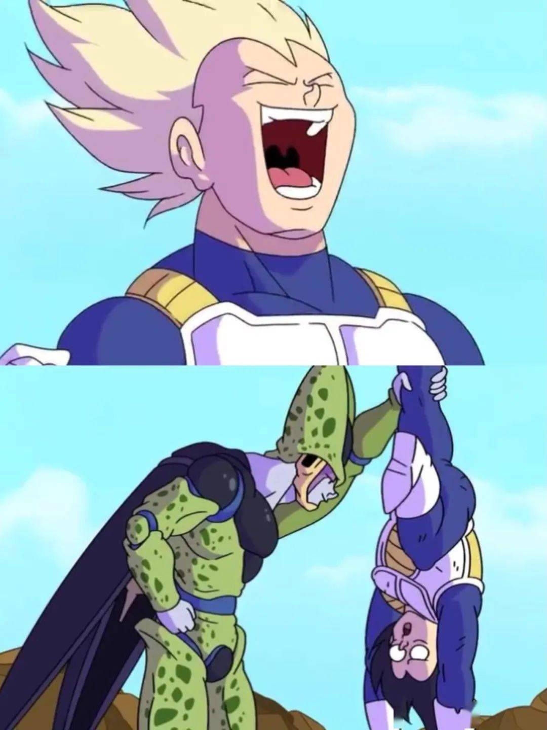 同人贝吉塔打脸图