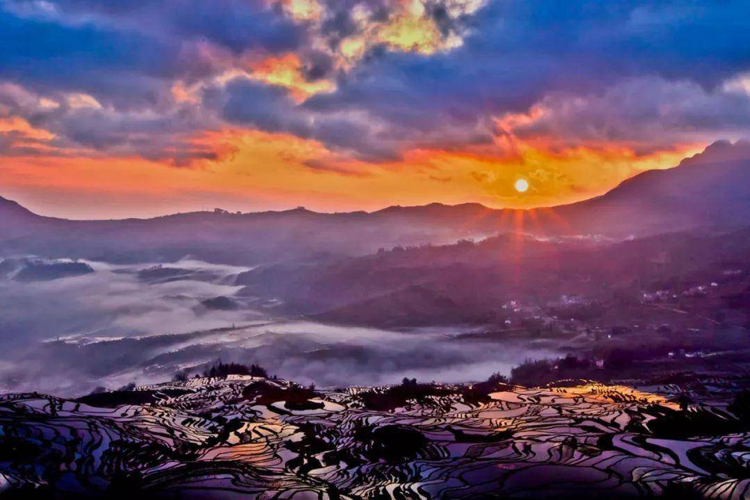 云南有个地方叫红河一入冬有100万亩绝世光影