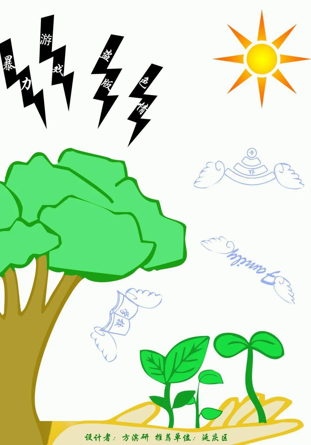 延庆区首届绿书签行动海报设计征集活动获奖名单来啦