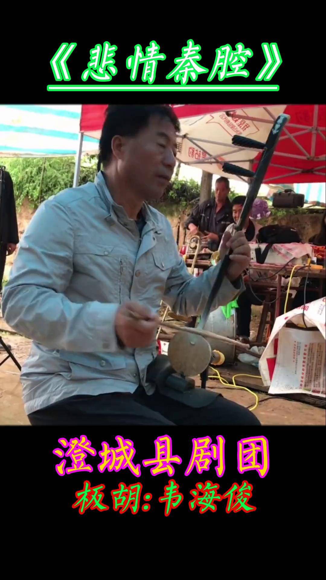 澄城县剧团!板胡韦海俊