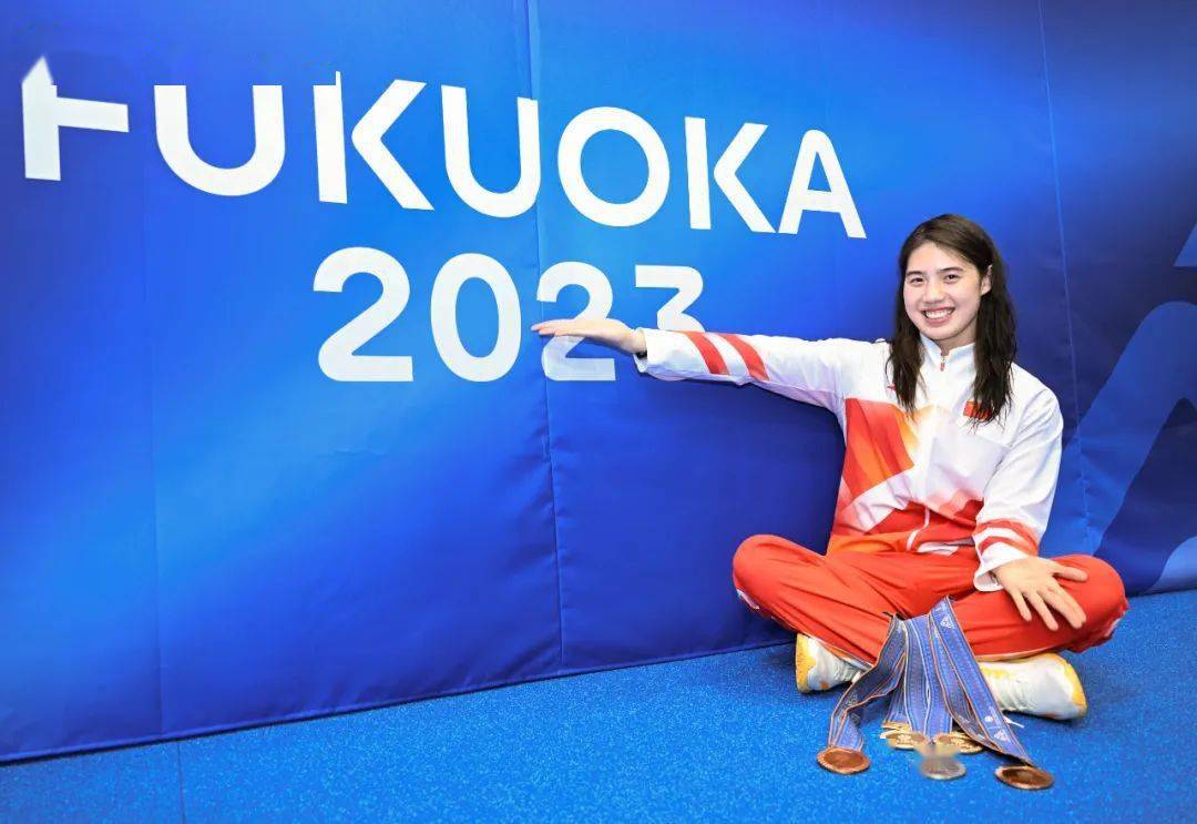 张雨霏在本届亚运会上,四破赛会纪录,独揽6金