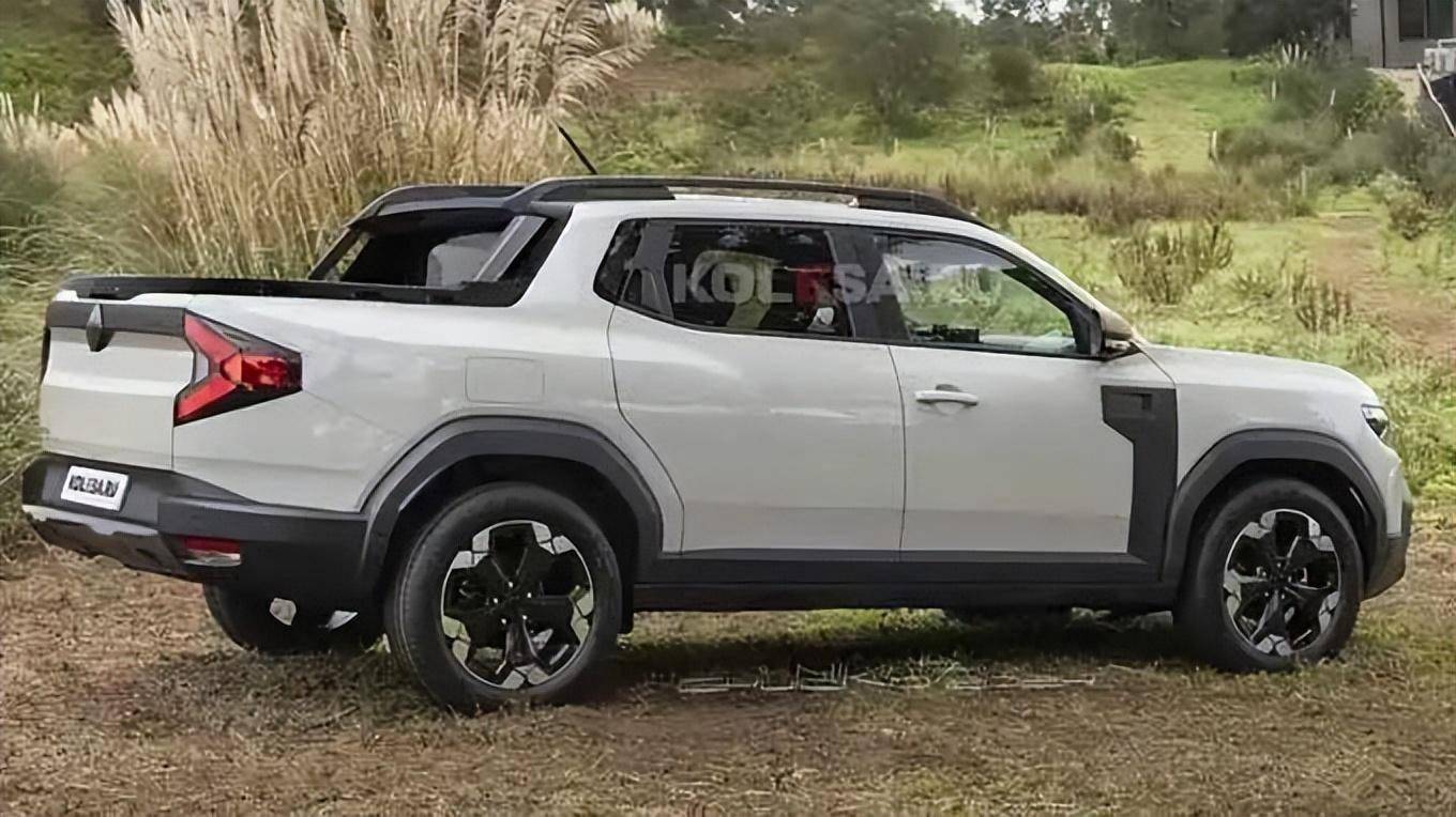 新款雷诺duster皮卡曝光!或搭汽油2.