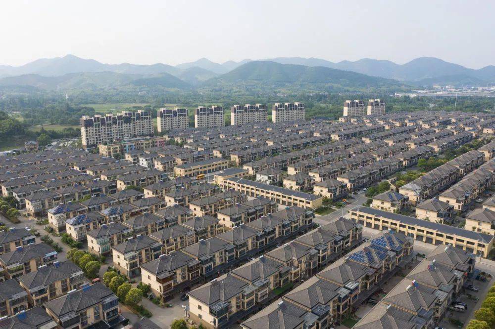 6969鸟瞰浙江省湖州市埭溪镇联山大社区(无人机照片,2023年6月21