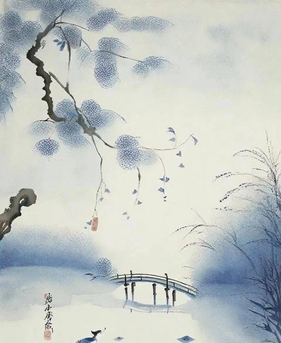 逍遥且作鸟雍鸣,寒暑沧桑着笔轻.