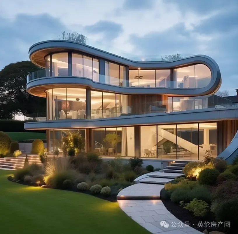 在ai"眼里",英国各大城市的"完美"住宅长啥样?一起来看看吧