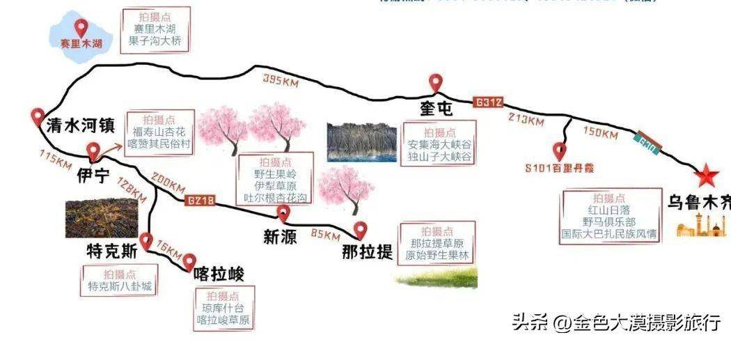 新疆的春天从伊犁开始伊犁的春天从杏花开始