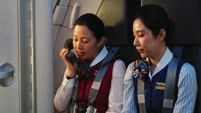 山航第一批空姐今天光荣退休