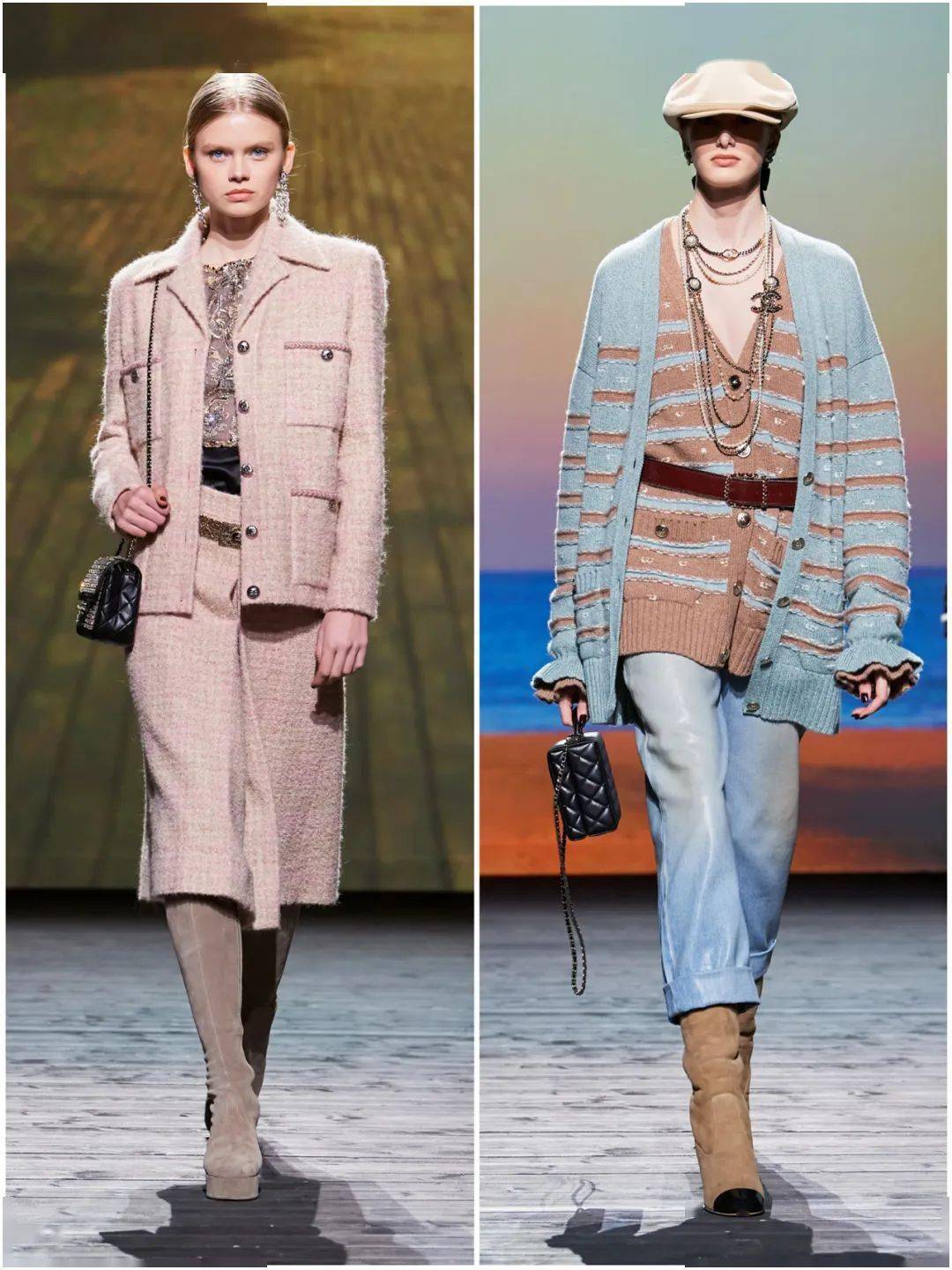 香奈儿秋冬大秀王一博喜欢的贝雷帽谁不想要啊