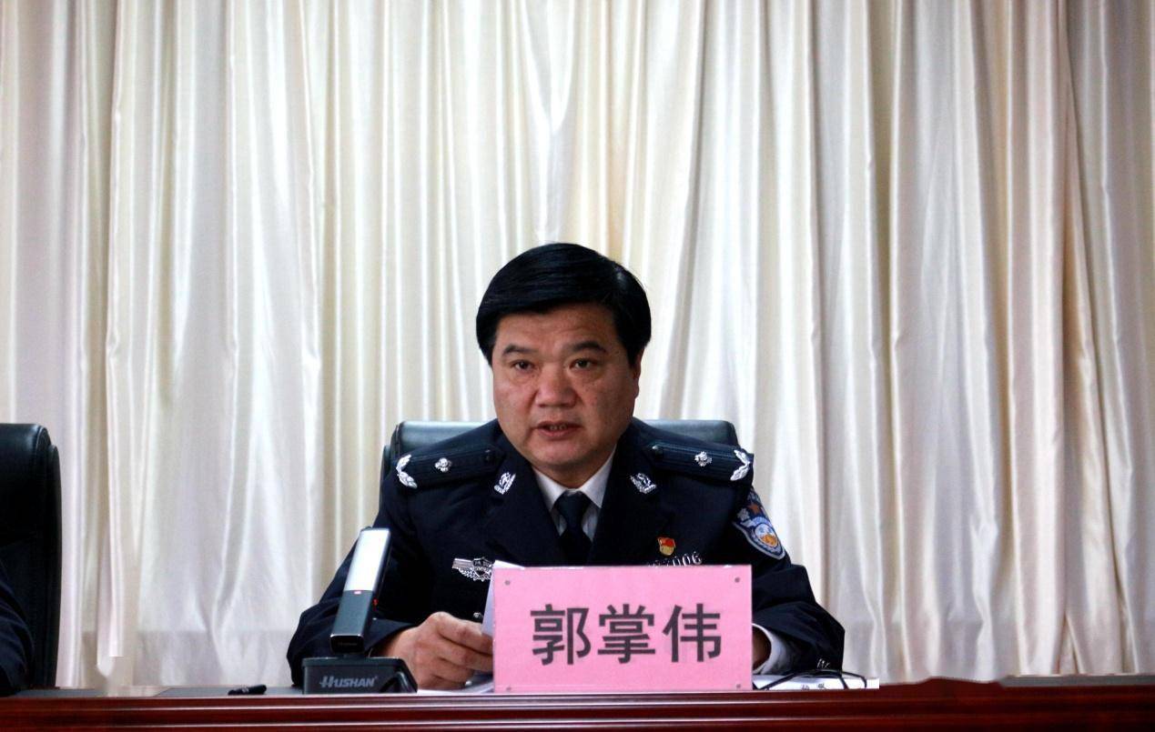 市局党委副书记,常务副局长郭掌伟莅临会议并讲话,副区长,分局党委