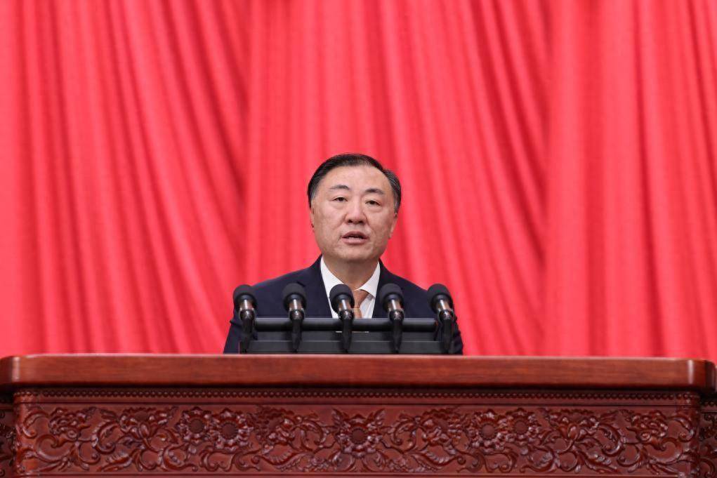 杨宇栋委员作大会发言