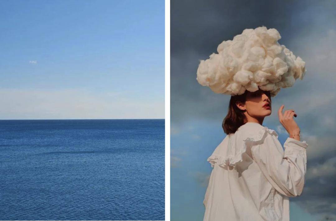 蓝白配,是春夏第一选择_白色_蓝色_组合