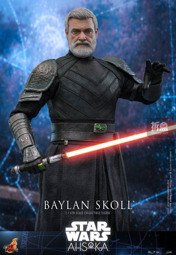 hottoys 星球大战 阿索卡 贝兰斯科尔 1/6可动人偶_黑色_造型_角色