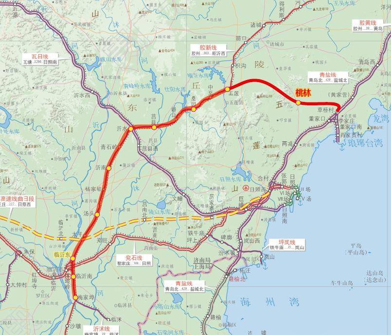 西海岸又将新增一条铁路"动脉"!_瓦日_建设_董家口港