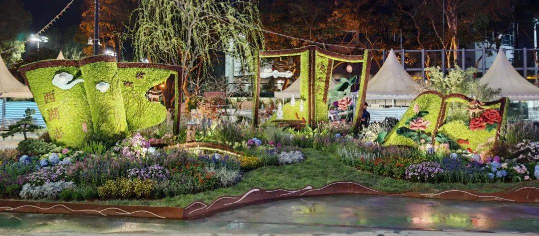 西子春色靓香江最杭州醉西湖荣获2024年香港花卉展览大奖