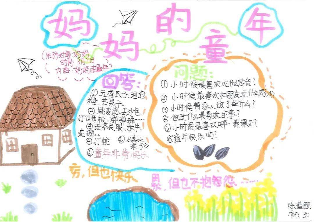 "双减"在行动|吹动回忆的风——五年级口语交际实践作业展