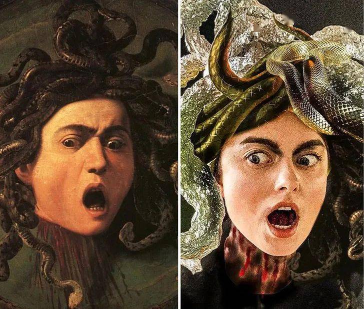 美女艺术家角色扮演重现名画让人大呼过瘾