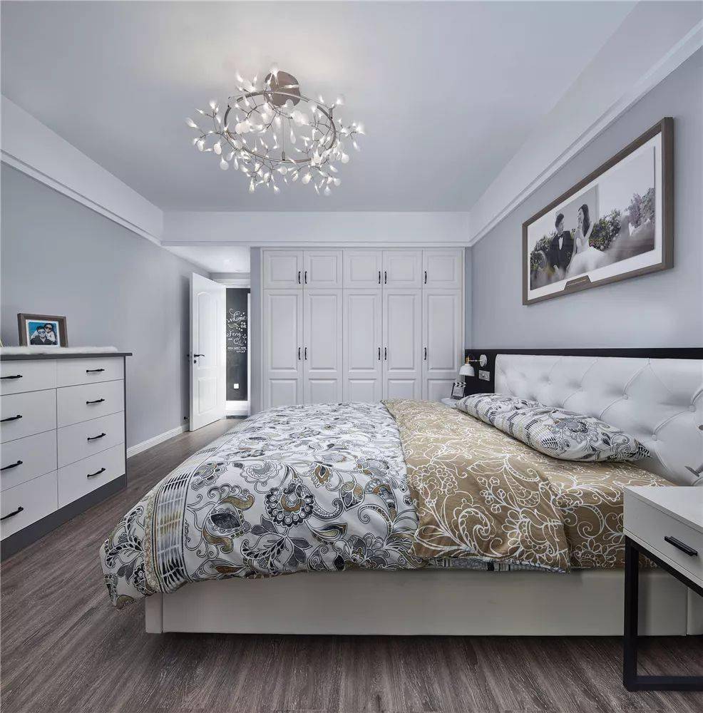 96平简约风小窝,卧室加书房的设计,舒适且温馨!_装修_生活空间_客厅