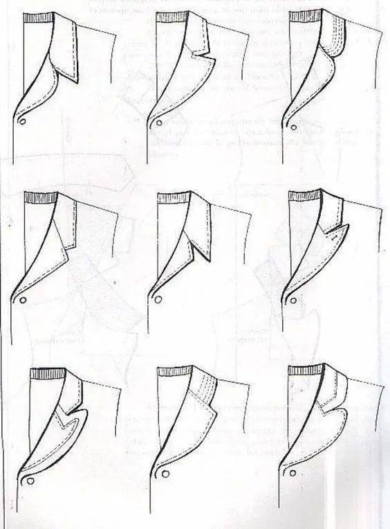 领子设计干货款式结构通通有