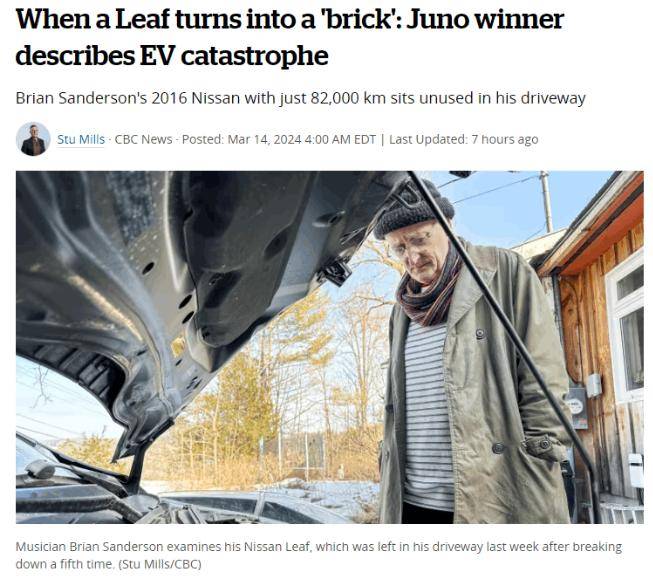 加拿大音乐家购买热门电车后崩溃了…_搜狐汽车_搜狐网