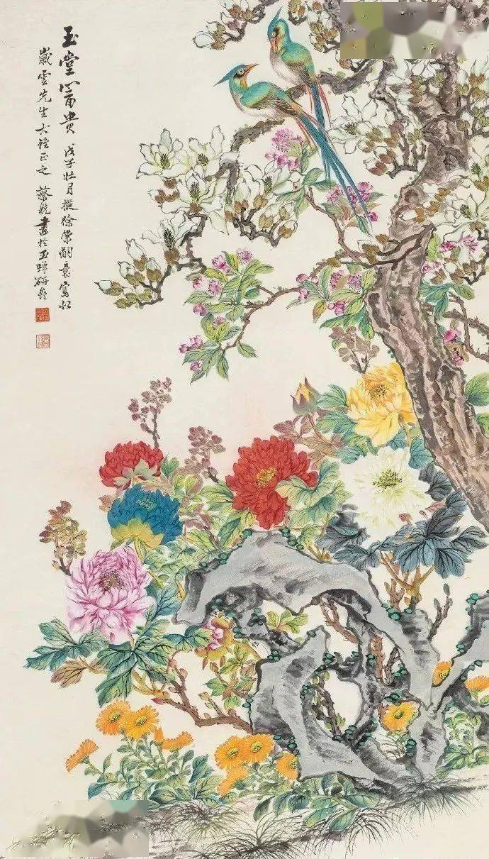 震渊七岁读书,十二岁爱好丹青,常对物写生,一竹一石的涂染,兴味盎然.