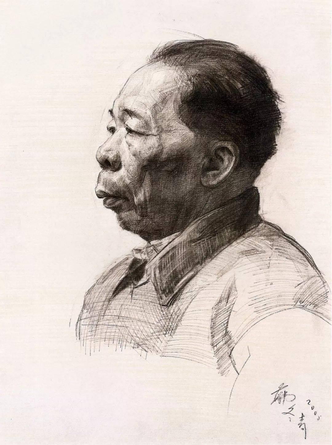 123幅 央美附中留校人像素描集