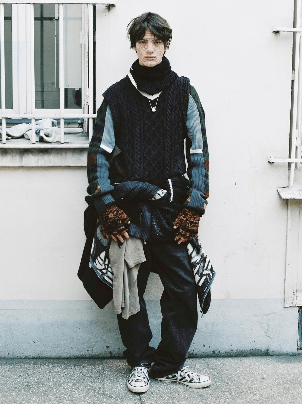 原来t台下的男模们反差这么大啊