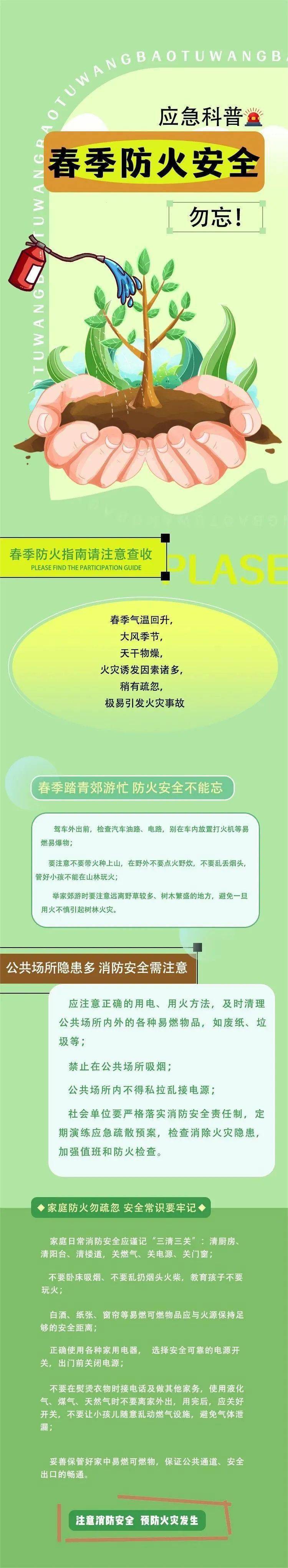 春季防火安全知识图片图片