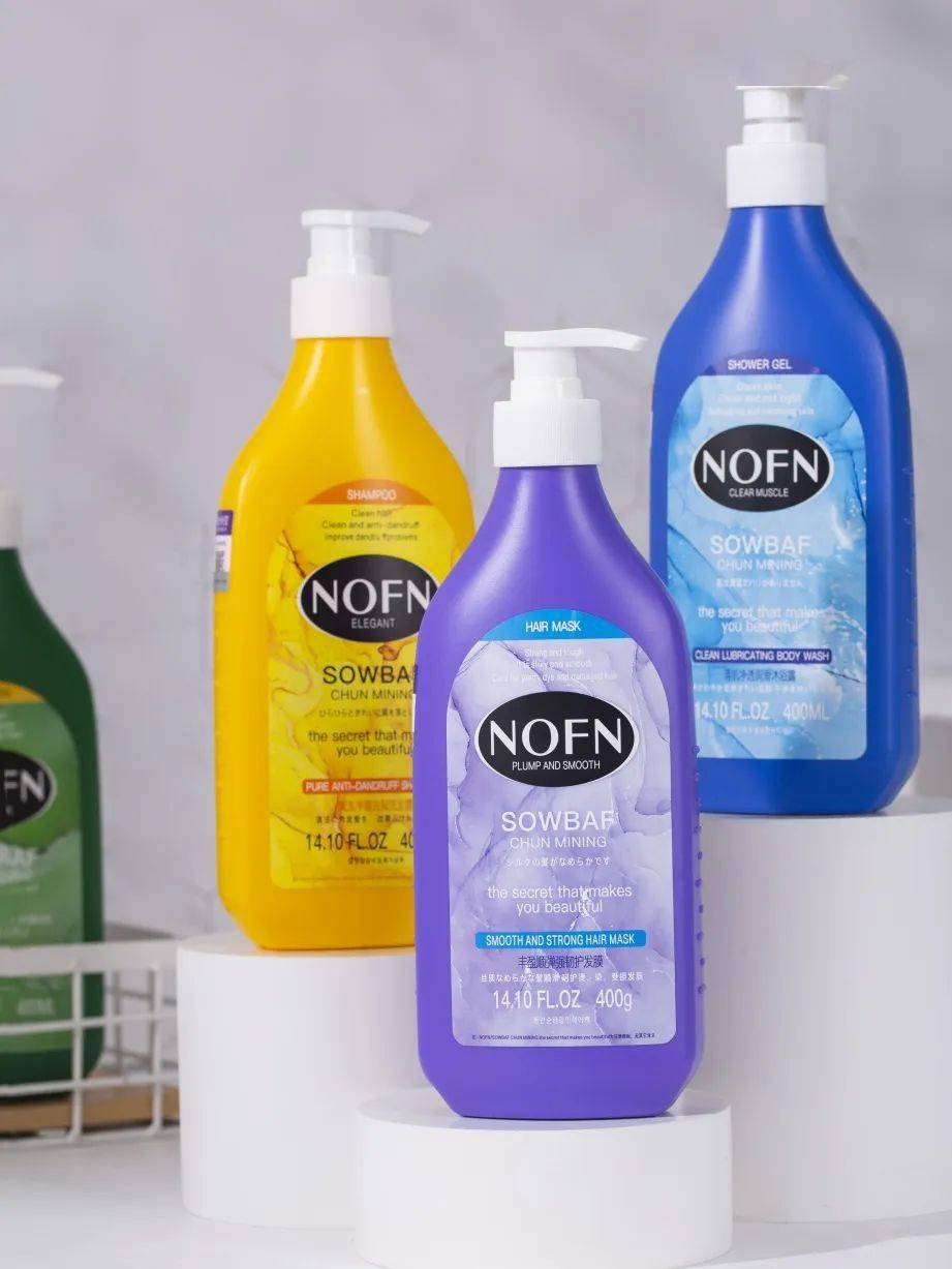 "氛围感杀手"洗发露 护发膜 沐浴露,澳洲nofn这一套浴室洗护cp真的绝!