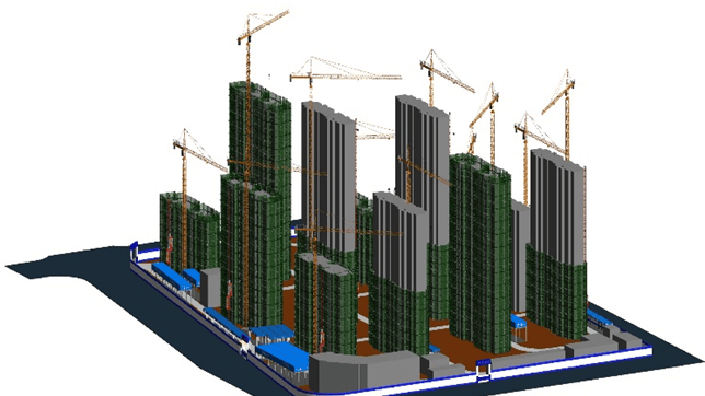 bim模型施工场地布置施工方案模拟施工进度模拟pc专项应用滑动查看