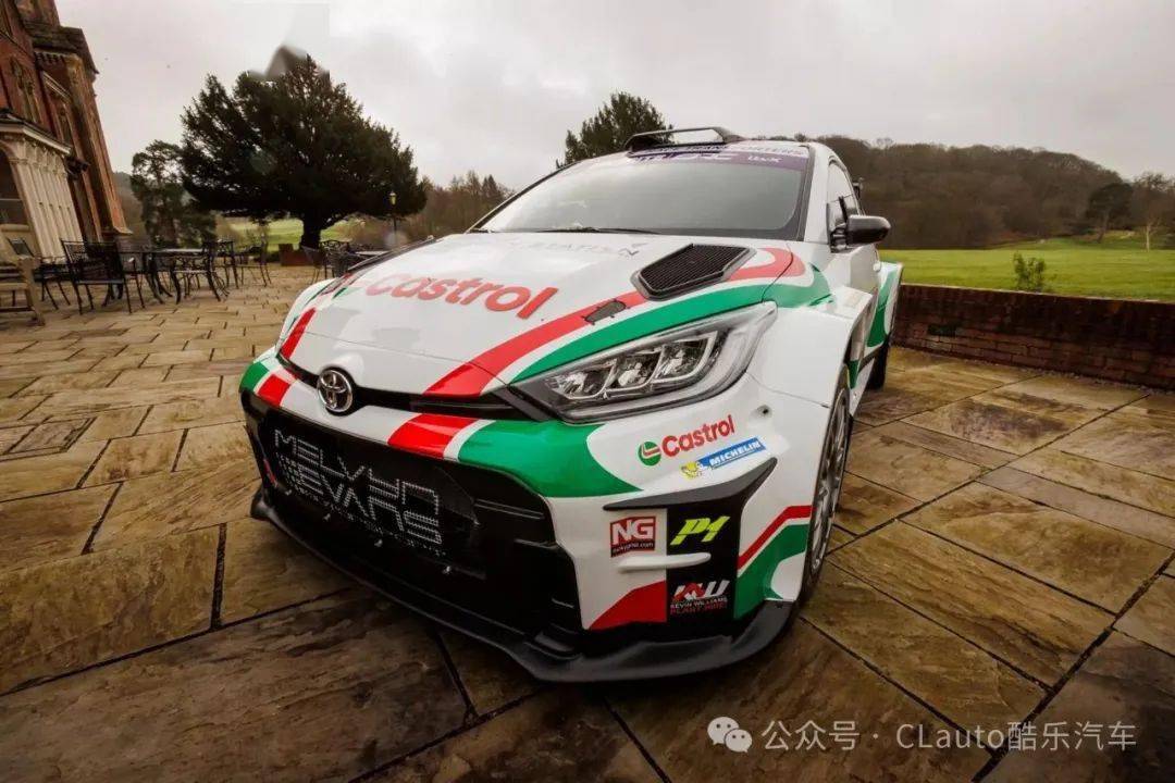 重启wrc冠军castrol涂装,丰田gr yaris rally2纯真内燃机拉力车登场