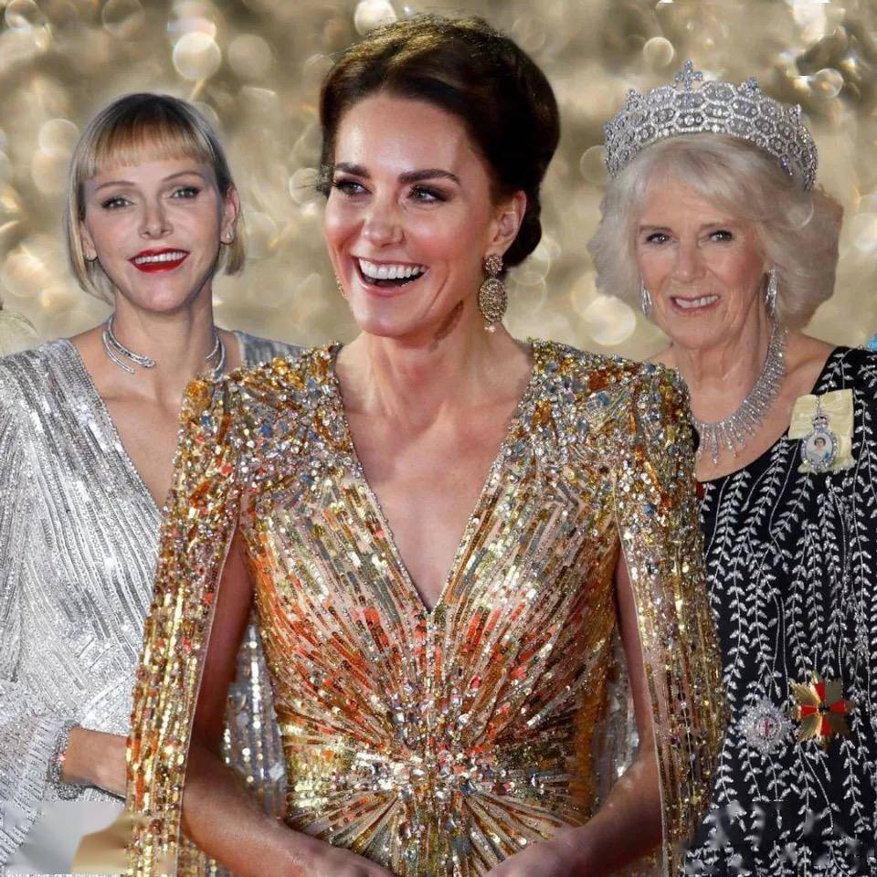 迪斯科热潮夏琳王妃在摩纳哥玫瑰舞会上重现经典魅力