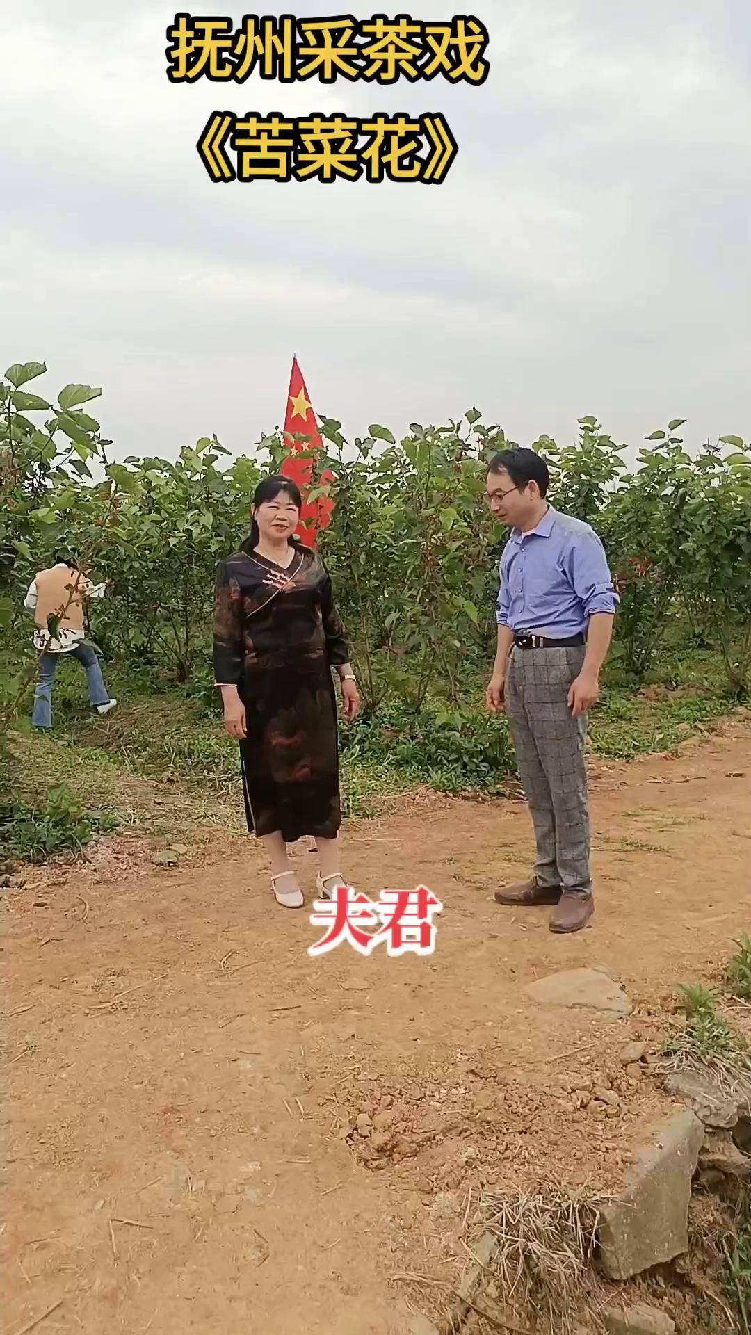 抚州采茶戏《苦菜花》田间地头就是我的舞台 爱好戏曲 弘扬戏曲文化