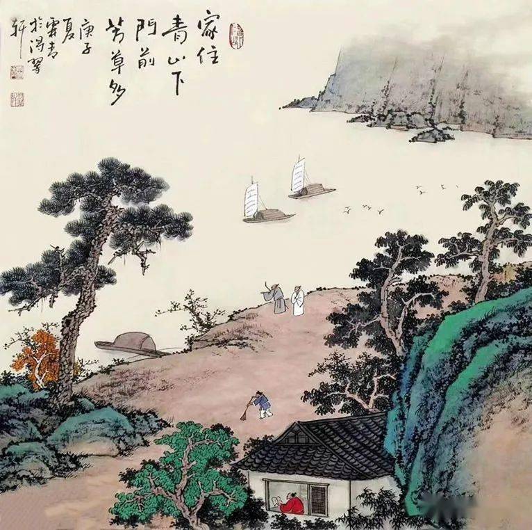 这20幅山水小品,带你走进世外桃源!