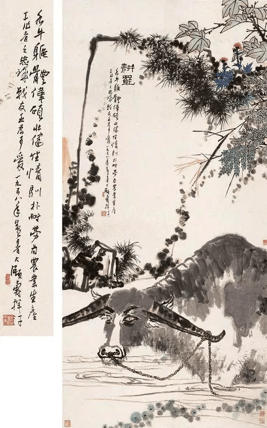 肉質画【牛】油彩画 肉質画【牛】油彩画