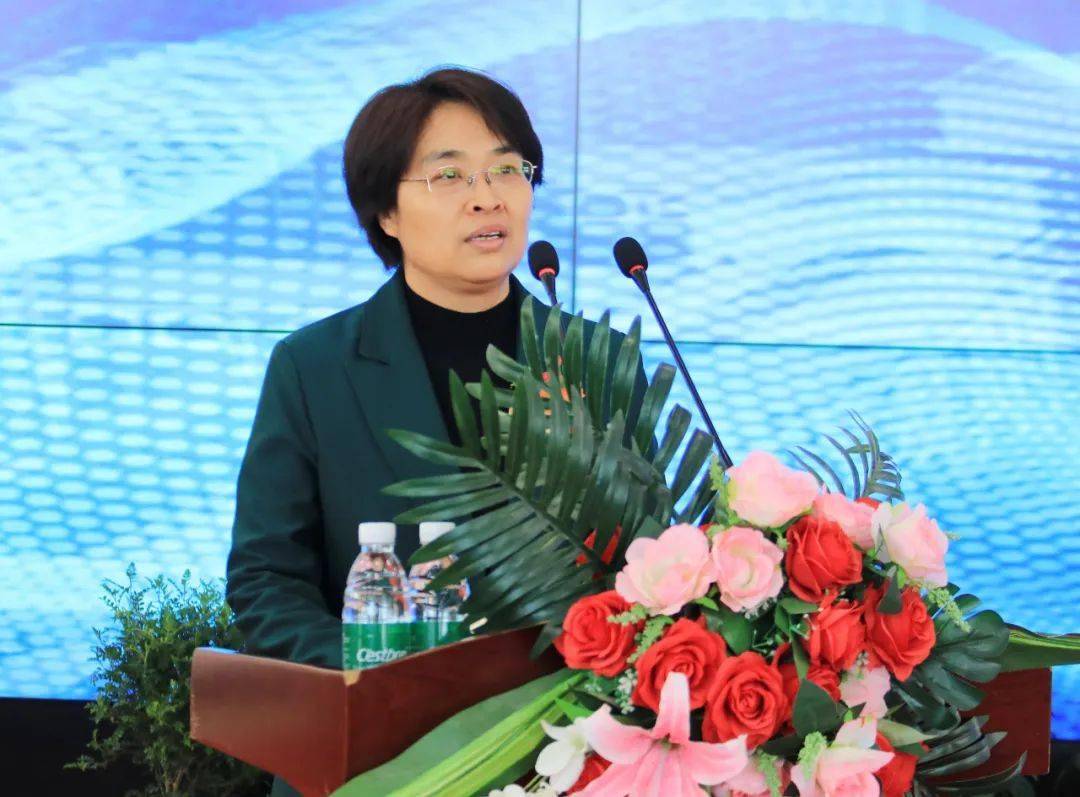广联达科技股份有限公司河南区域经理杨文杰作为企业代表发言.