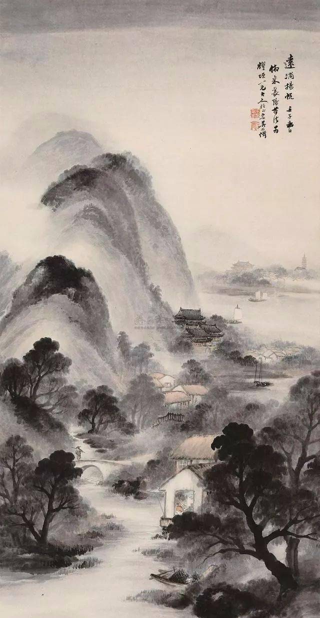 33幅泼墨山水墨韵淋漓