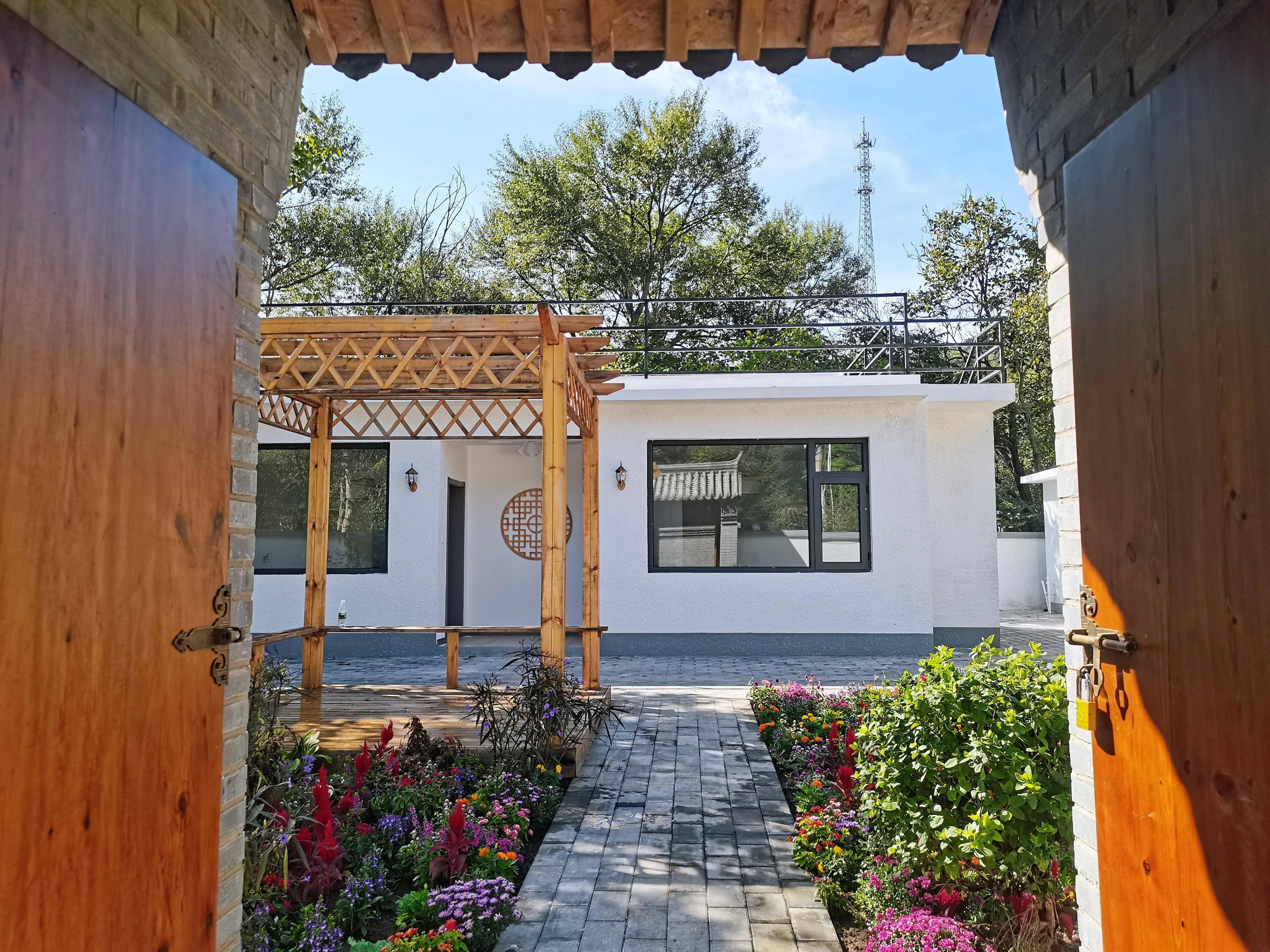 探秘北京昌赤路旁的隐世庭院——东二道河的中式雅居,享四季美景