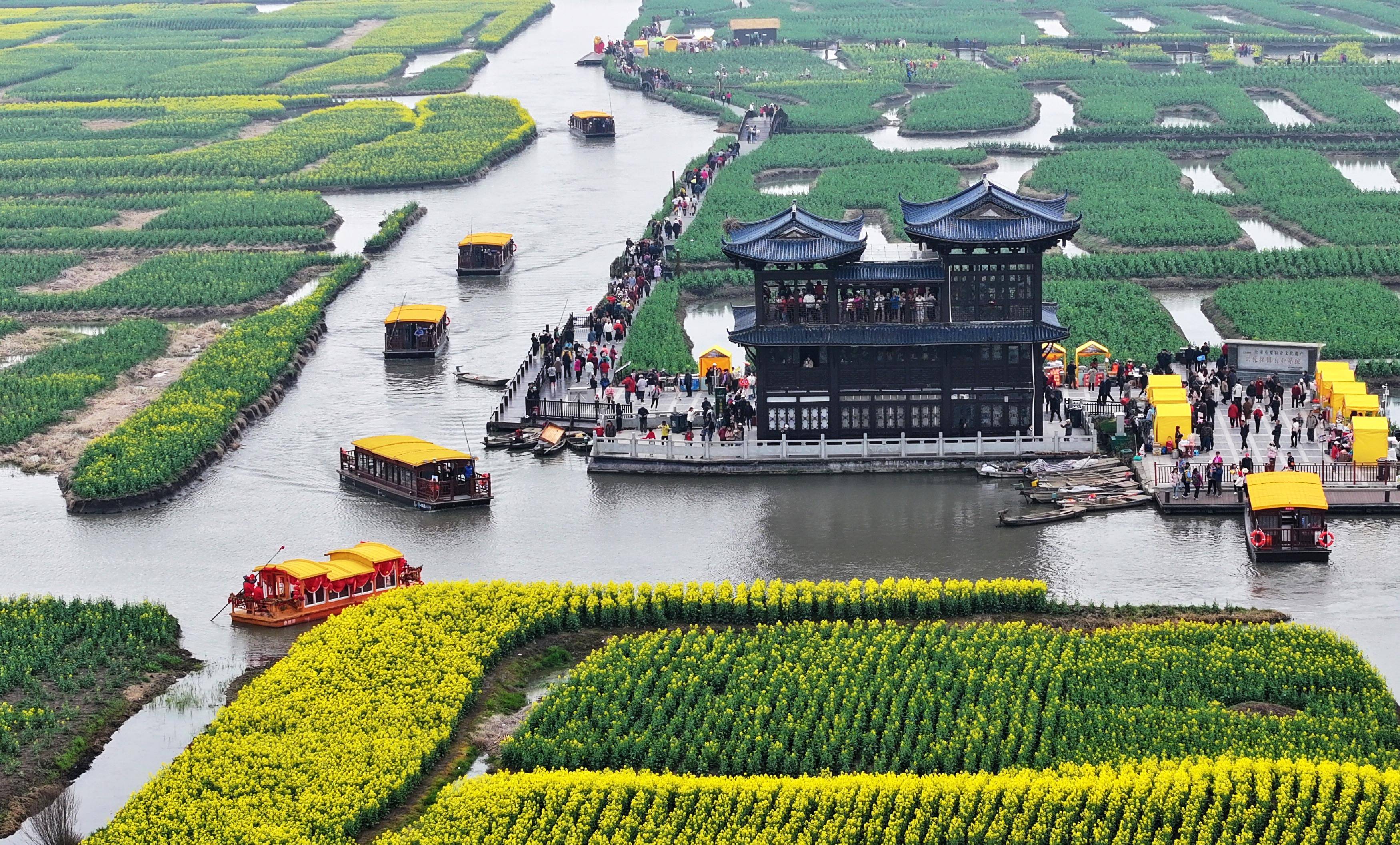 春和景明花繁人醉