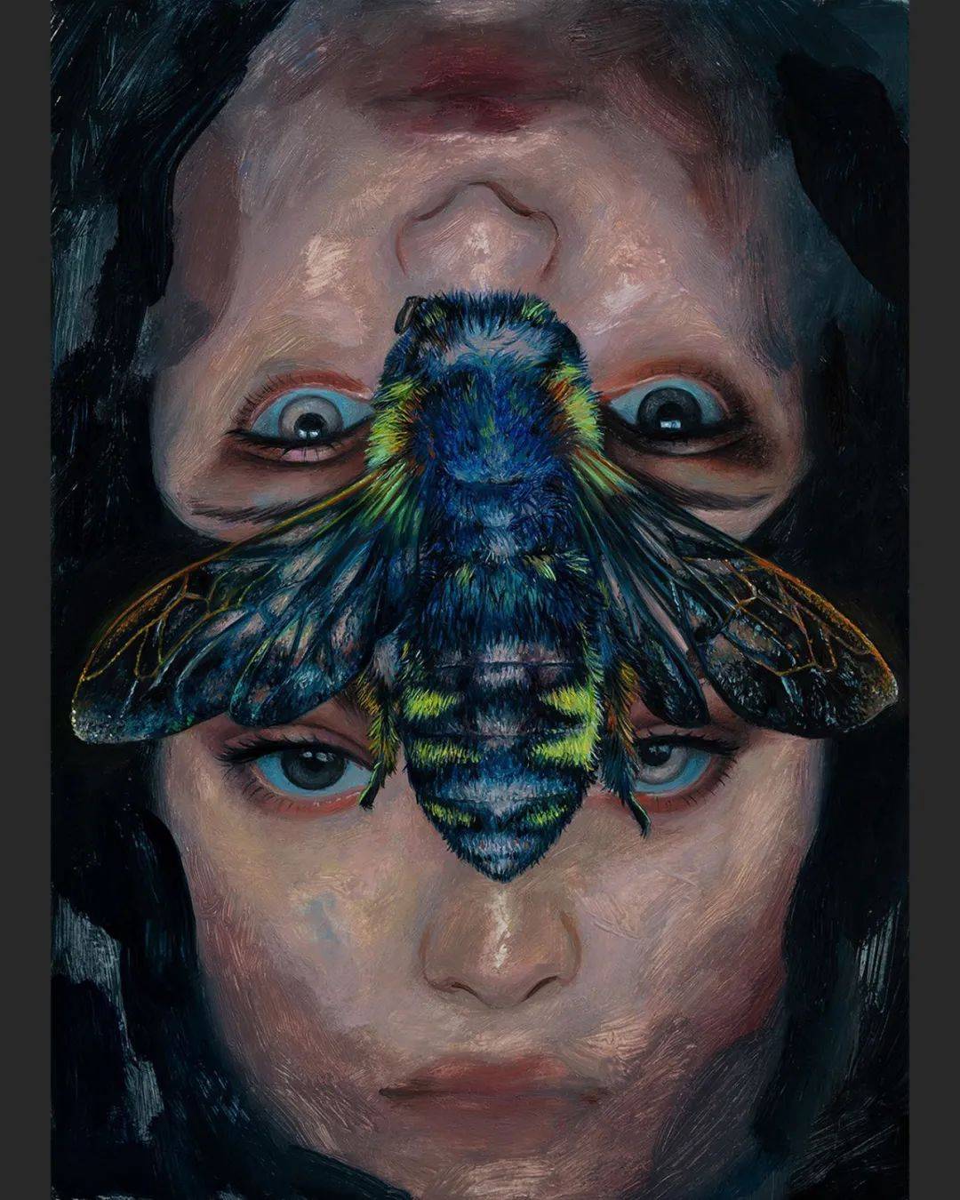 在这个快节奏,高压的现代生活中joanne nam如此与众不同的画作吸引了