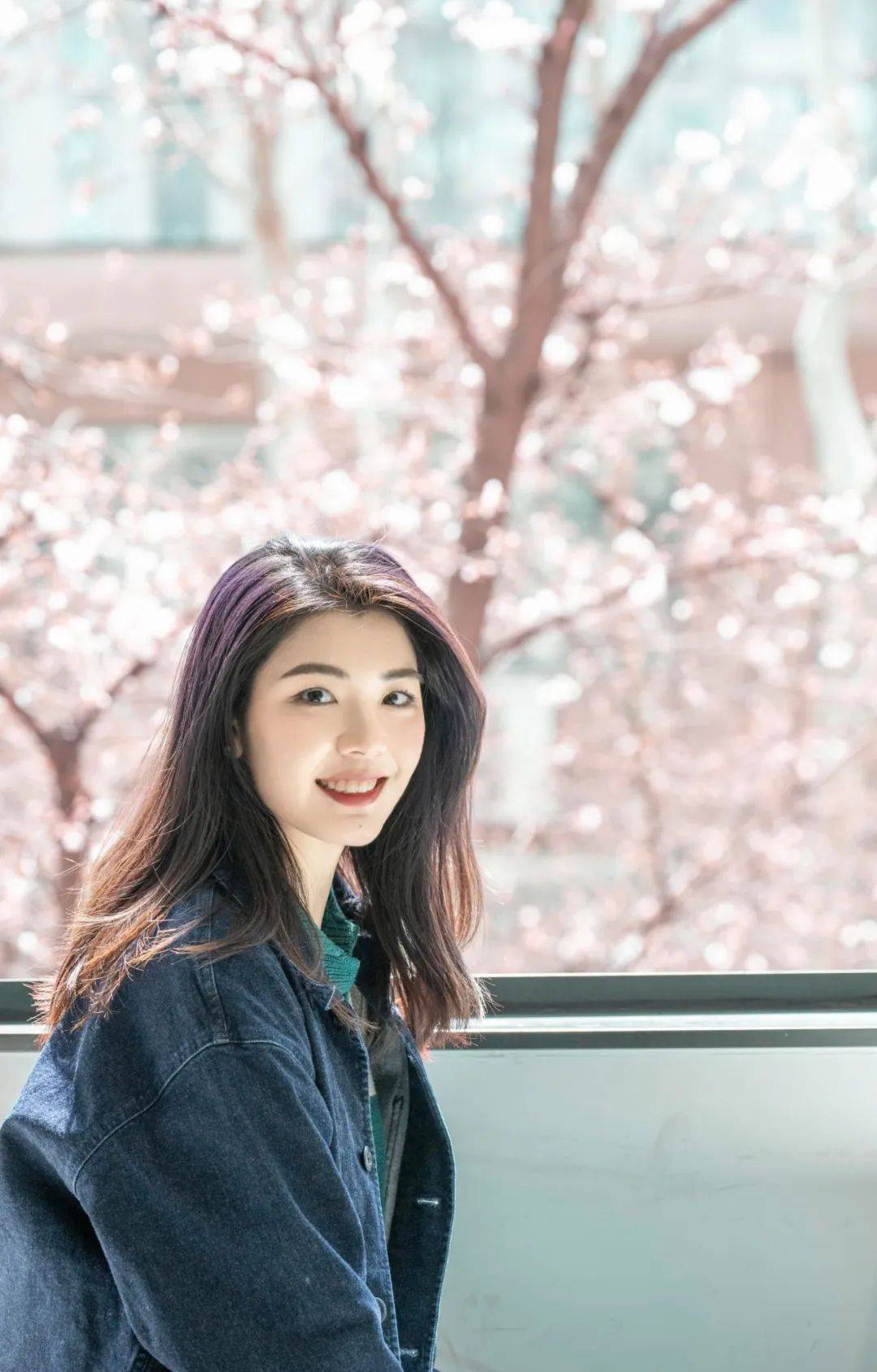 牛仔蓝&绿沈古韵芳华我回首在光阴的罅隙中挽髻别钗点红勾眉口如含