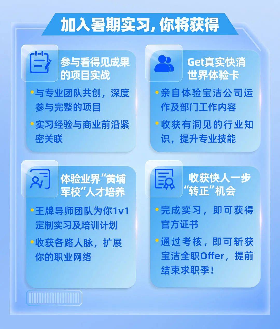 招聘信息宝洁2024春季校园招聘