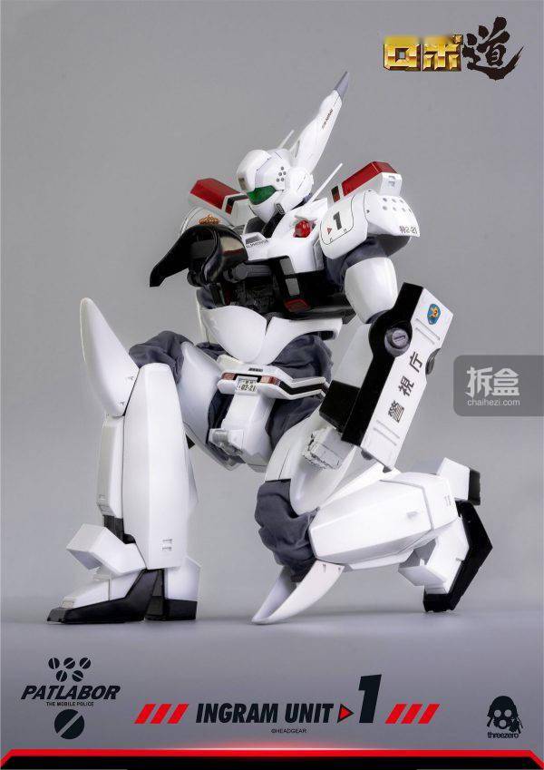 threezero机动警察robodou英格拉姆1号机再版机甲