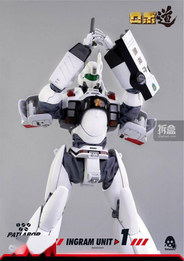 threezero机动警察robodou英格拉姆1号机再版机甲