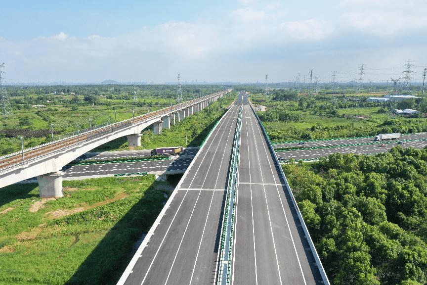 今日通车放行这条国省干线公路交工验收