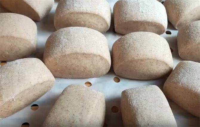 全麦馒头新做法不用二次醒发这样做个个松软特别节约时间